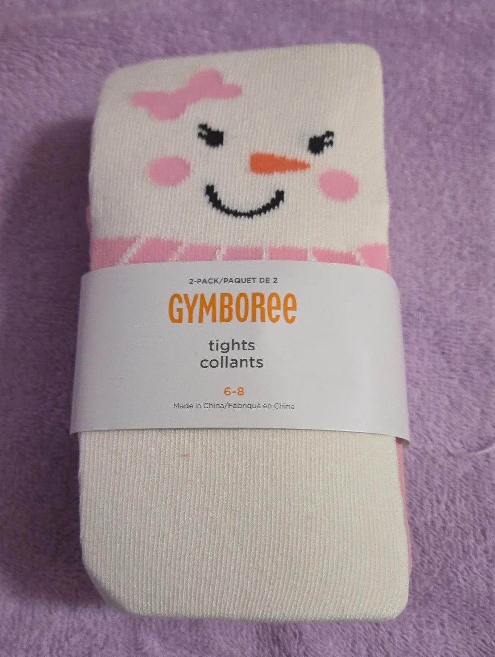 Gymboree 2 Pack Winter Tights Girls Size 6-8